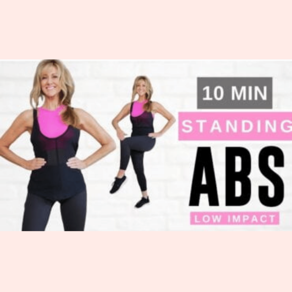10 Minute Standing Abs Indoor Workout For Women Over 50 Burn Belly Fat!