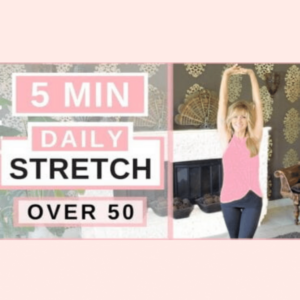 CALMING 5 Minute Full Body Stretching Routine For Beginners!