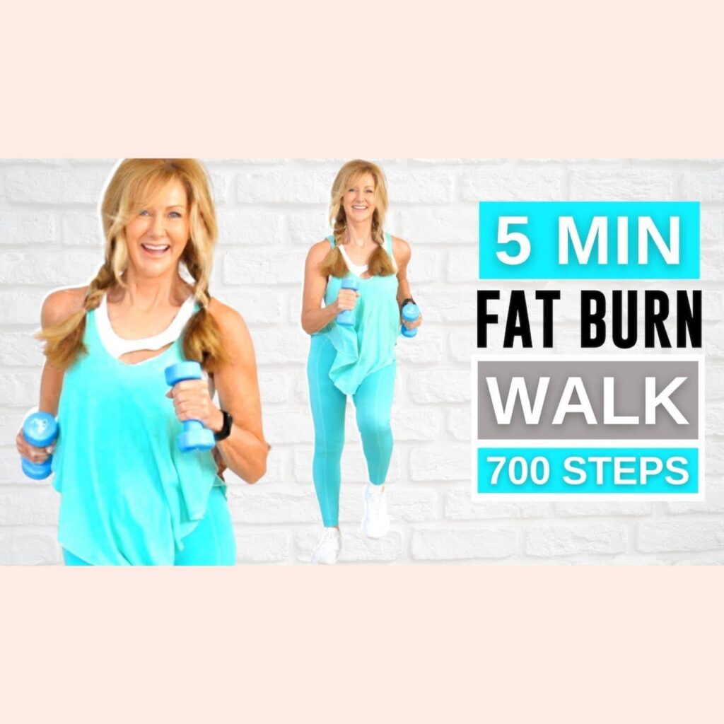 5 Minute Fat Burning Walk | 700 Steps!