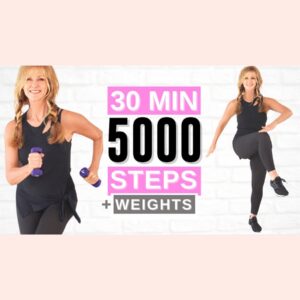 30 Minute 5000 STEPS Indoor Walking Workout For Women Over 50!