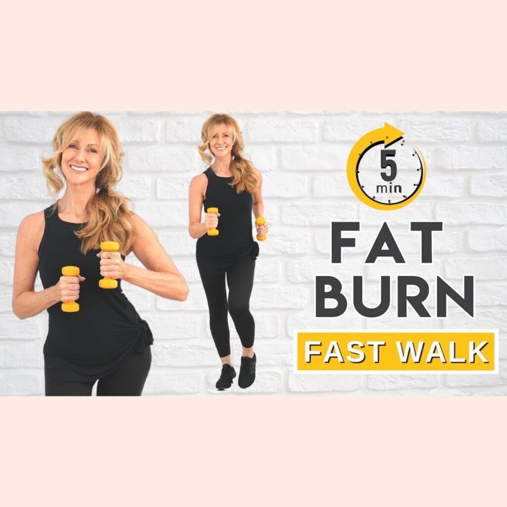 5 Minute Fat Burning Fast Walk | Quick Easy Done!