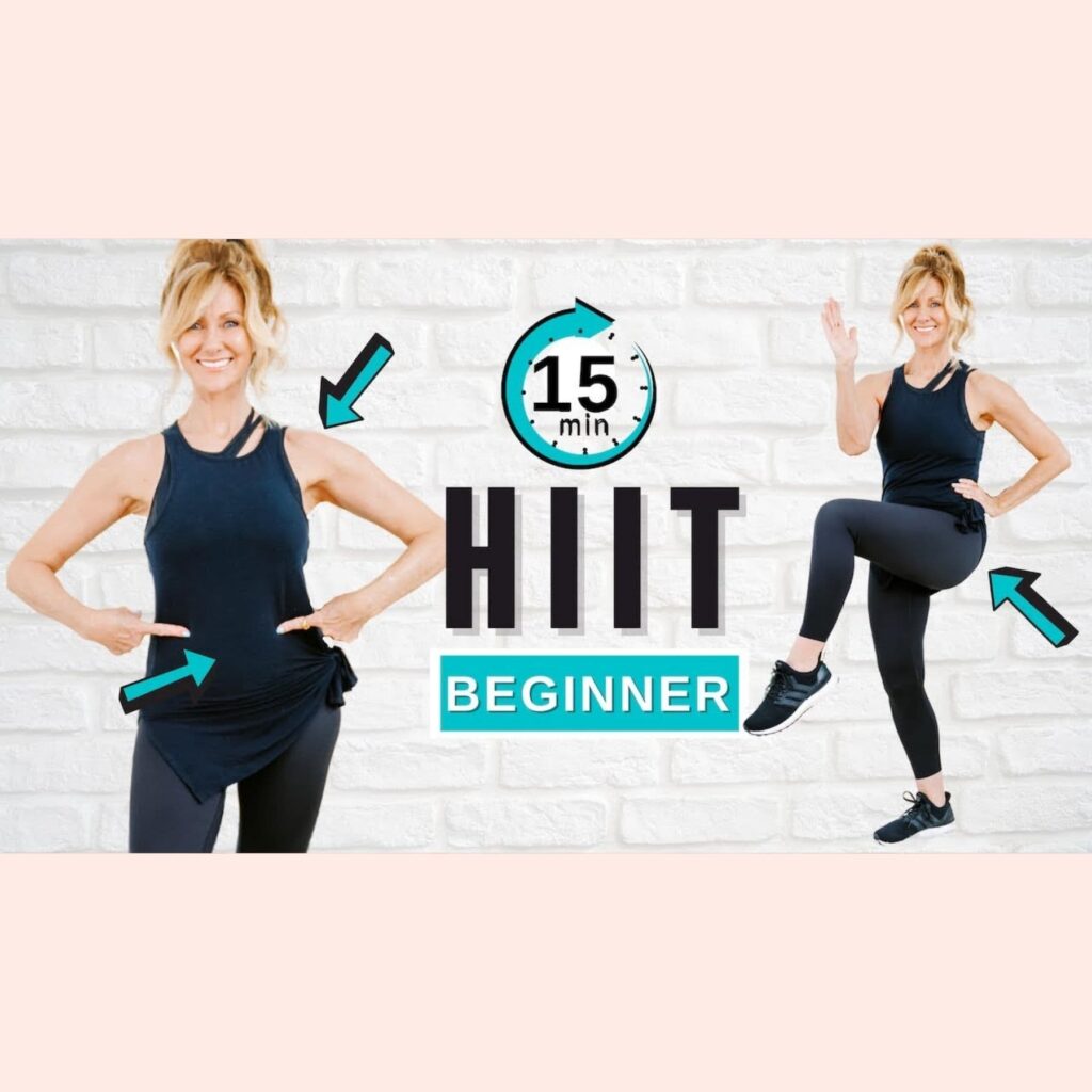 15 Minute Full Body Beginner HIIT | No Jumping!