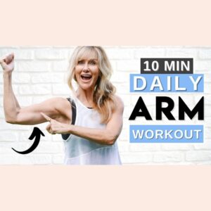 10 Minute Tone Your Arm Workout Over 50 | No Equipment!