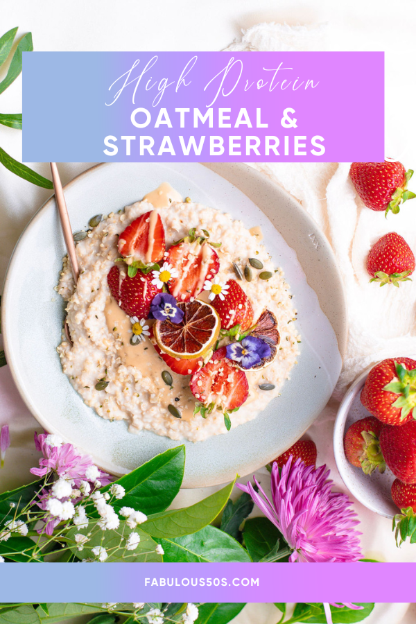 OATMEAL with STRAWBERRIES fabulous 50s